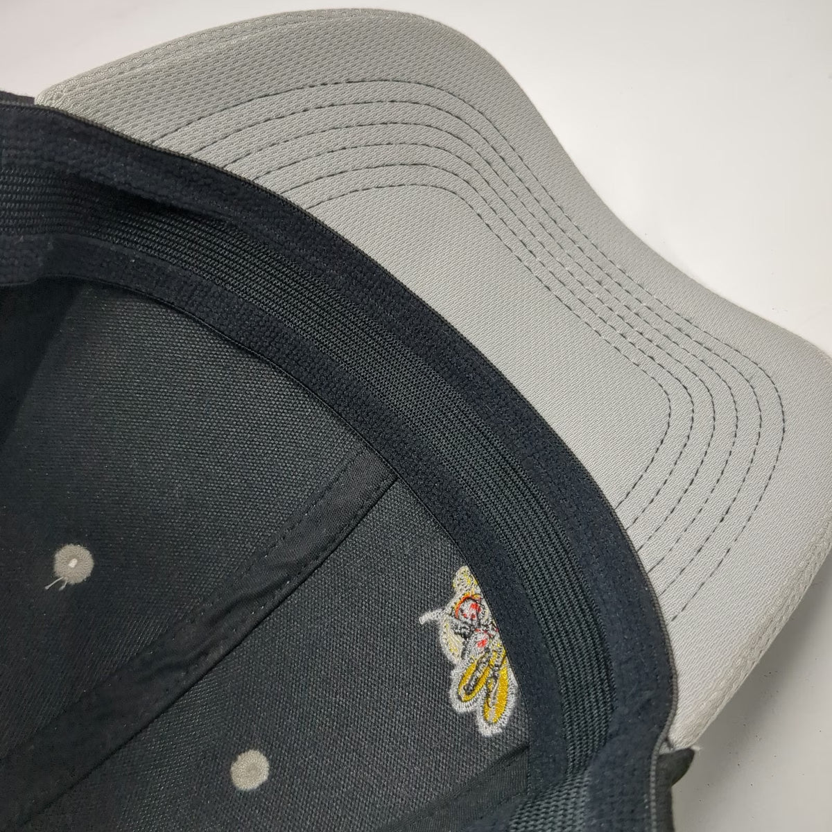 Triple Crown Max Hat Gray Black Baseball Cap XL Stinger Bridge Iron Hornet