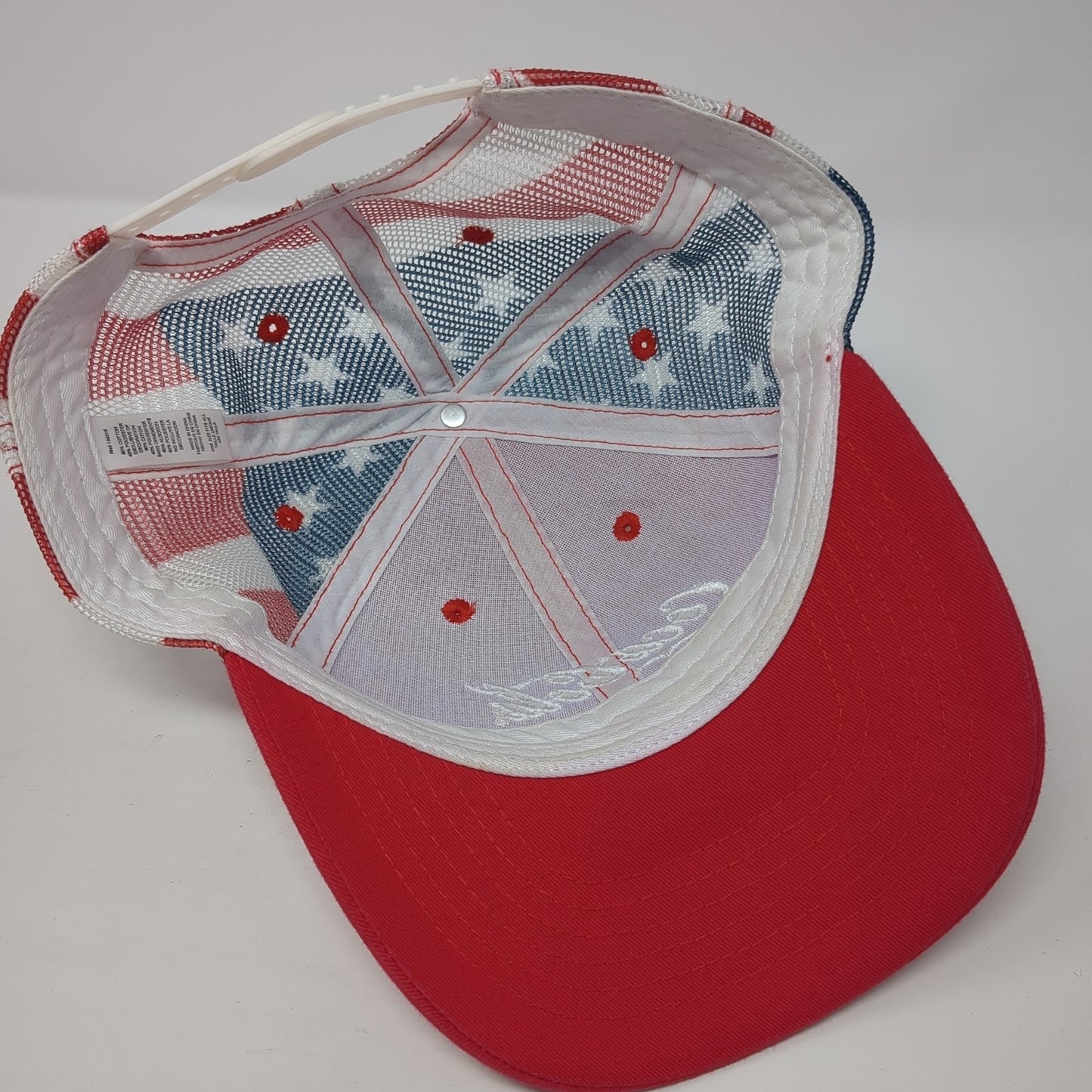 Coca-Cola Snapback Trucker Hat Multicolor OS Adjustable Patriotic Mesh Back