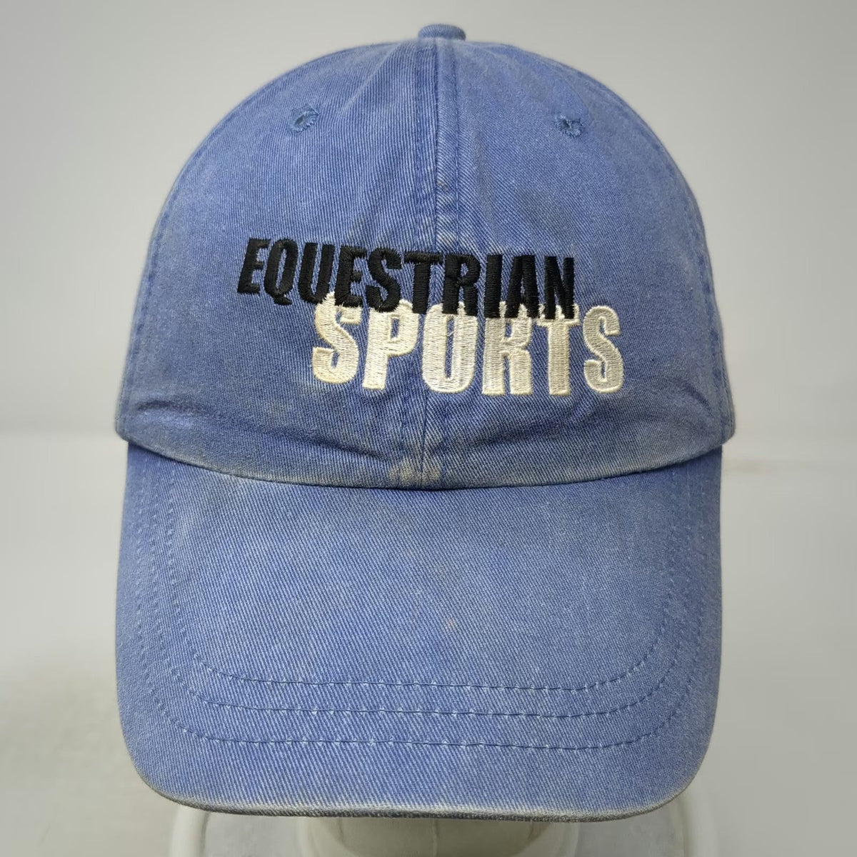 Adams Equestrian Sports Baseball Cap Blue Slideback Have You Got What It Takes