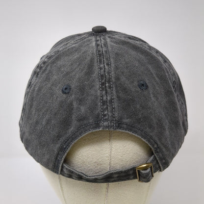 Unbranded Slideback Hat Black One Size Adjustable Blank Vent Holes