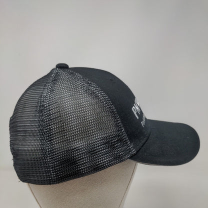 PMW Portable Machine Works Snapback Mesh Back Trucker Hat Black One Size