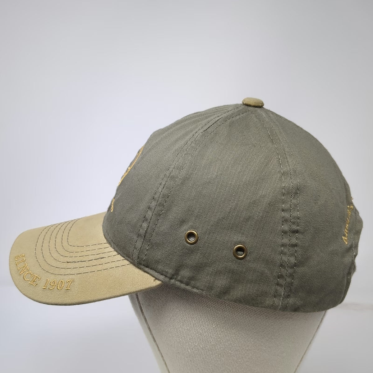 Bretmor Baseball Cap Green One Size Leupold Logo Optics Authority Strapback Hat