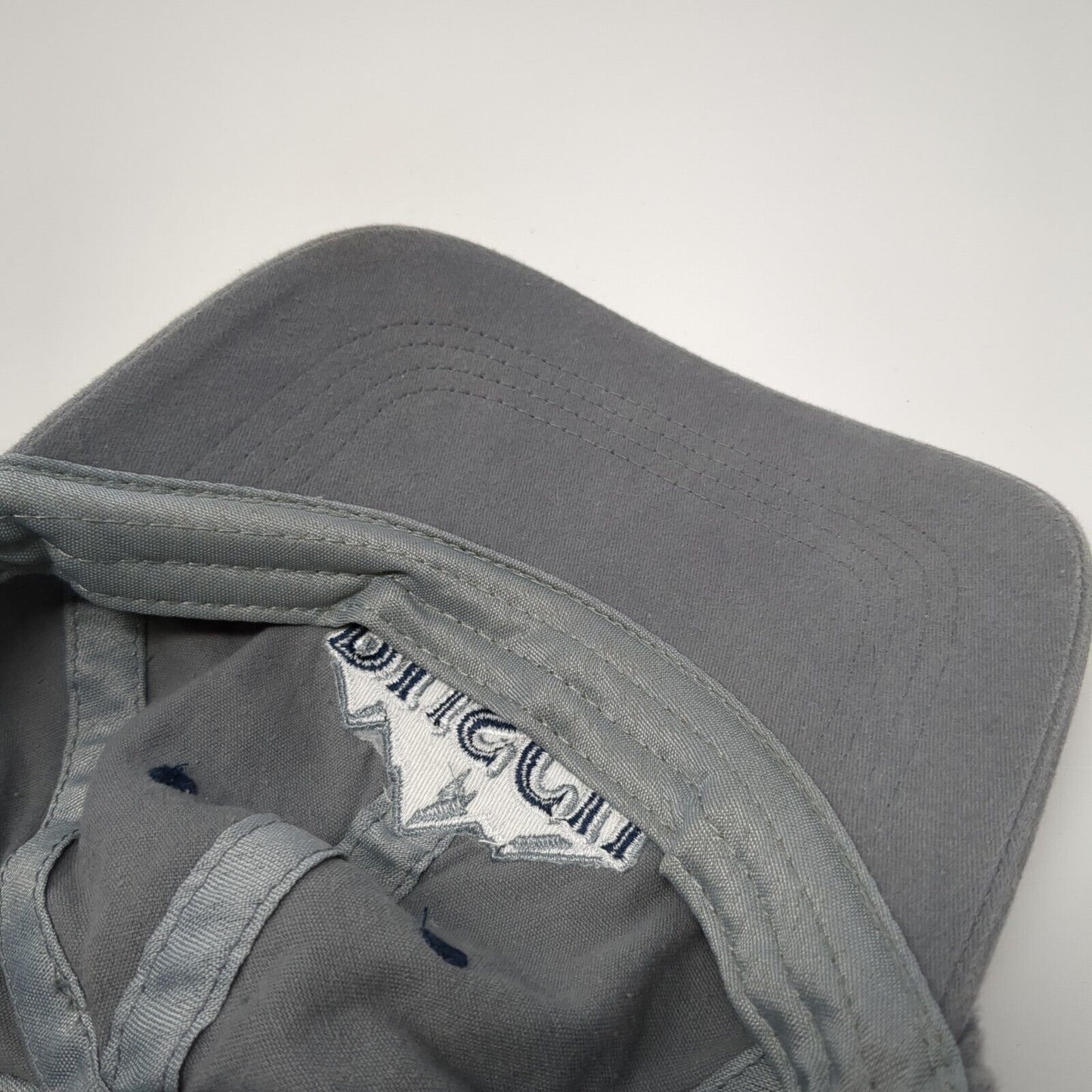 Busch Light Snapback Hat Gray One Size Embroidered Quake City Caps