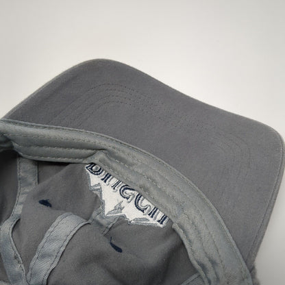 Busch Light Snapback Hat Gray One Size Embroidered Quake City Caps