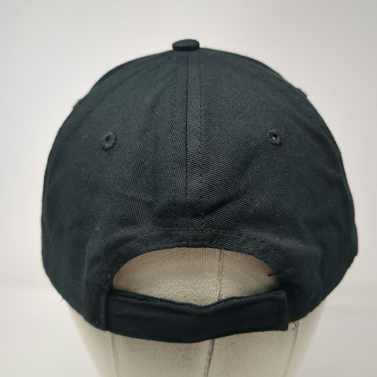 Hit Total By Verizon Black One Size Baseball Cap Hat Strapback Cotton Logo