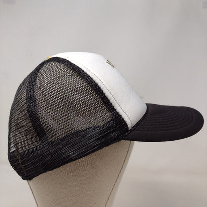 Annie's Army Snapback Rope Trucker Hat Black OSFM Mesh Back Otto