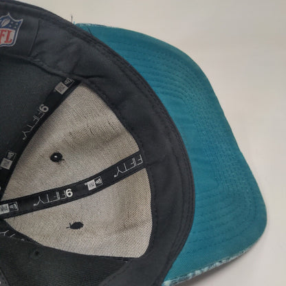 New Era Men's Snapback Hat Multi OSFM Embroidered Carolina Panthers 9Fifty Logo