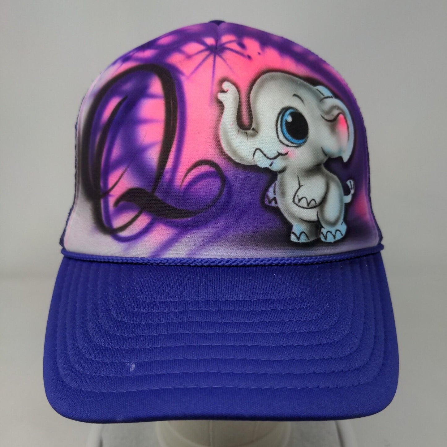 Baby Elephant Snapback Mesh Back Rope Trucker Hat Multi One Size Nissin