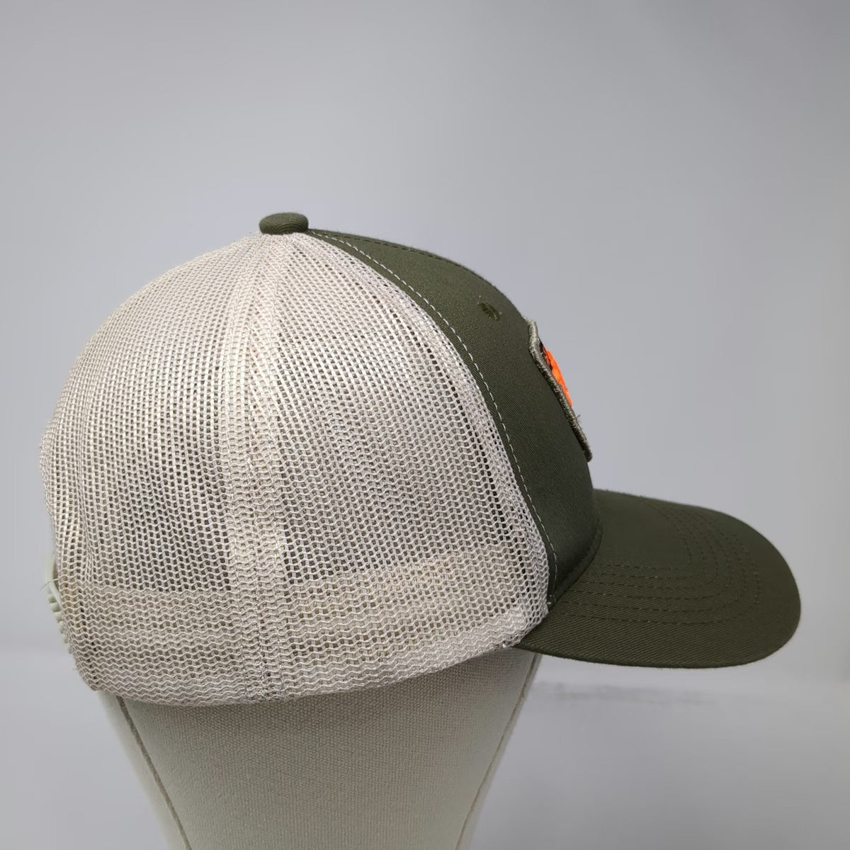 Rocky Mountain Elk Foundation Trucker Hat Green One Size Mesh Snapback RMEF
