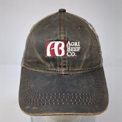 Agri Beef Co. Strapback Hat Camo One Size Adjustable Hunting Realtree