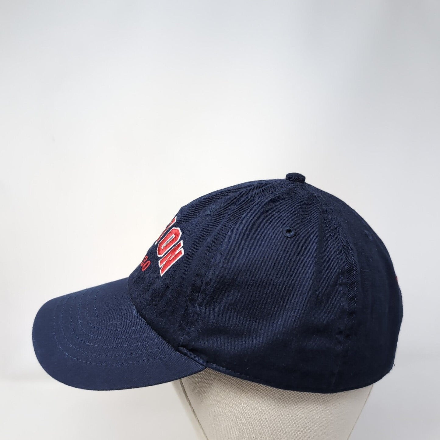 Boston Est. 1630 Slideback Hat Blue One Size Adjustable Embroidered Bay State