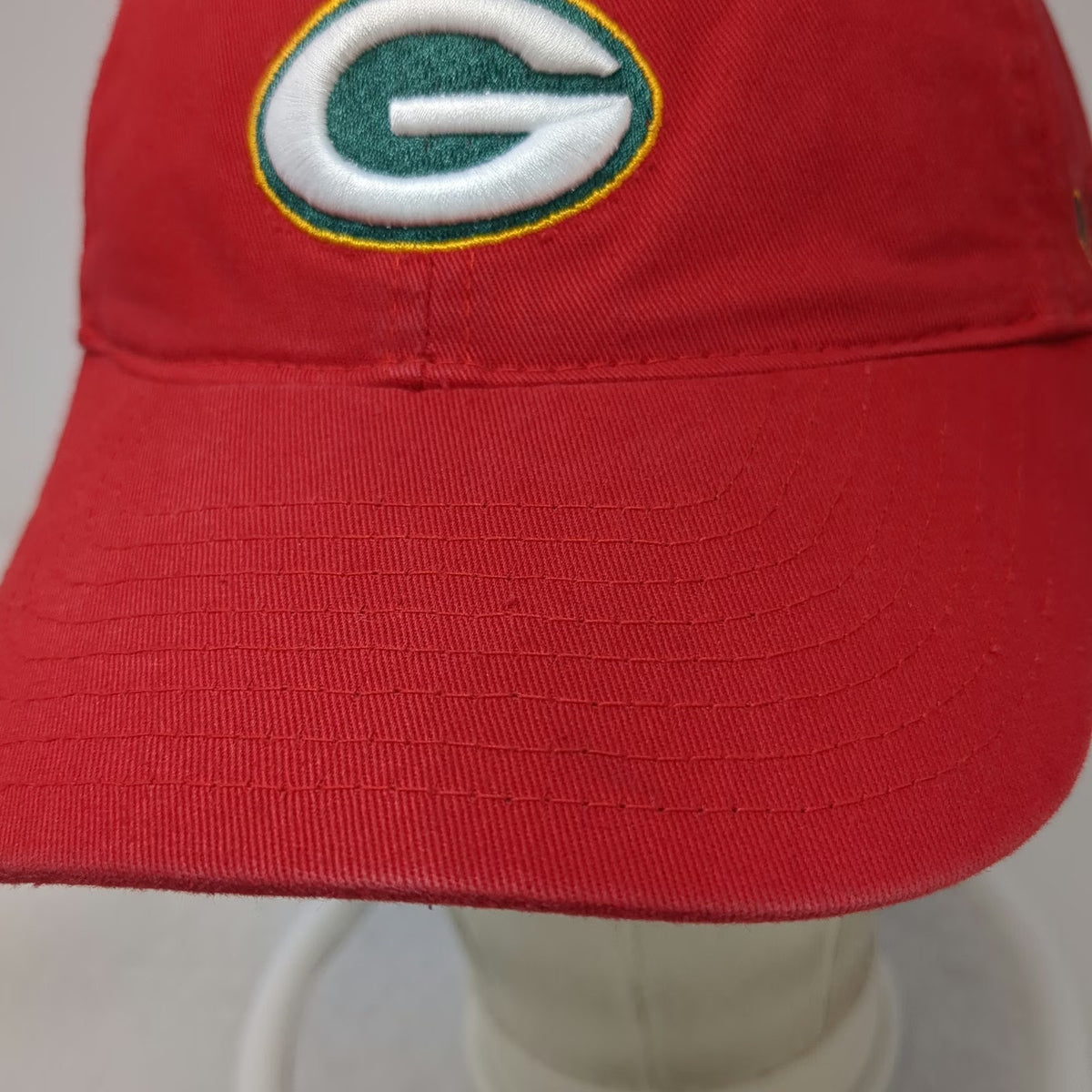 Green Bay Packers NFL Reebok Cap Red One Size Adjustable Embroidered G Logo Hat