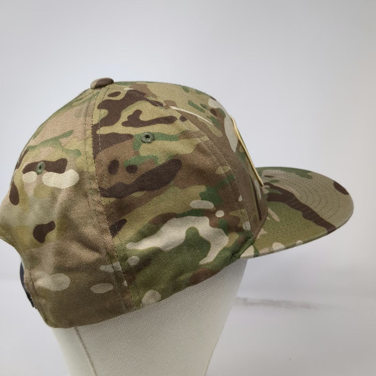 Troll Co Clothing Snapback Green One Size Camo Support Blue Collar Patch Hat