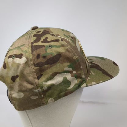 Troll Co Clothing Snapback Green One Size Camo Support Blue Collar Patch Hat