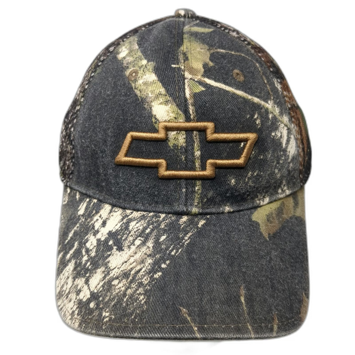 Cruisin' Sports Baseball Cap Black One Size Chevrolet Bowtie Camo Mesh Hat