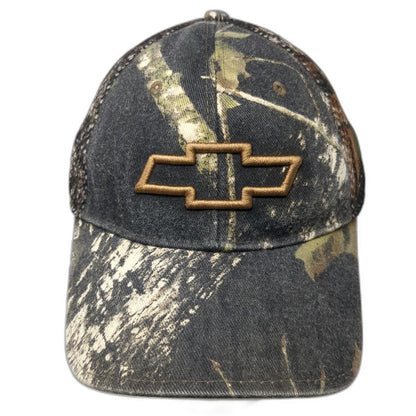 Cruisin' Sports Baseball Cap Black One Size Chevrolet Bowtie Camo Mesh Hat
