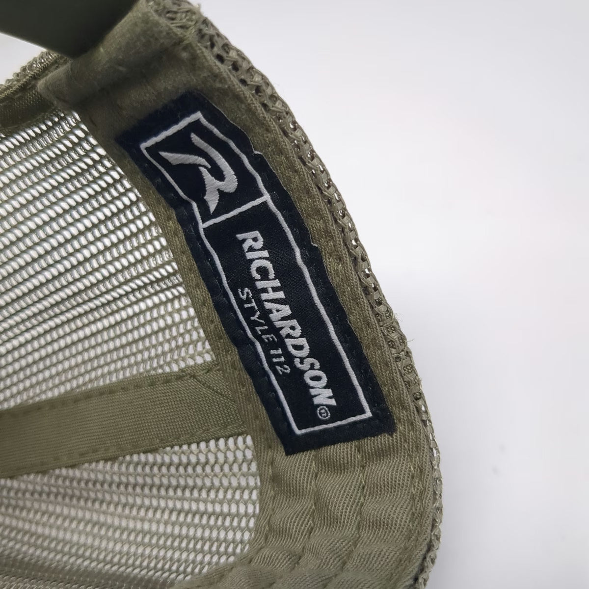 Richardson Trucker Hat Green One Size Hunters Warehouse HW Mesh Snapback Patch
