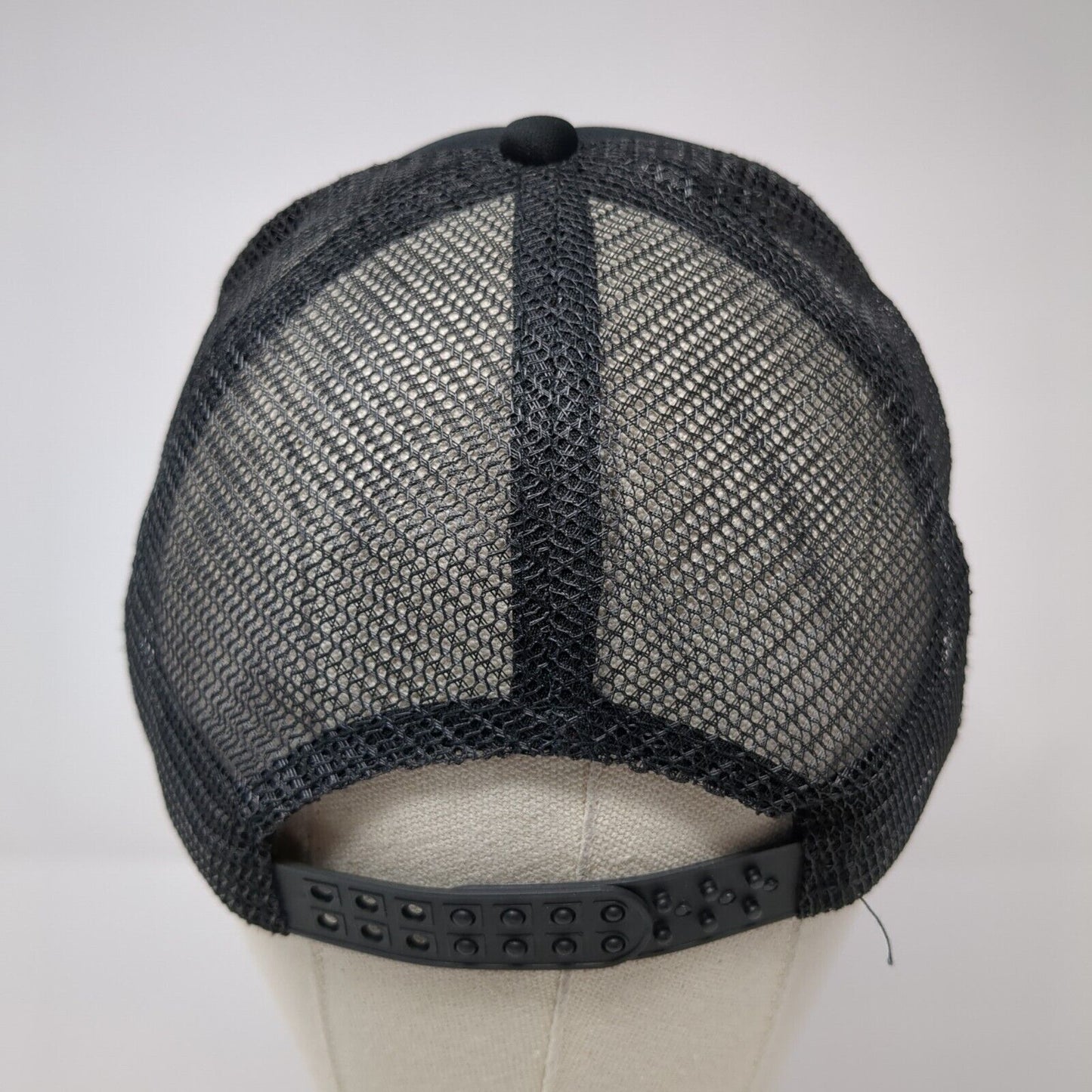 Stay Strong The Gym Downtown Boise ID Snapback Trucker Hat Black OS Mesh Back