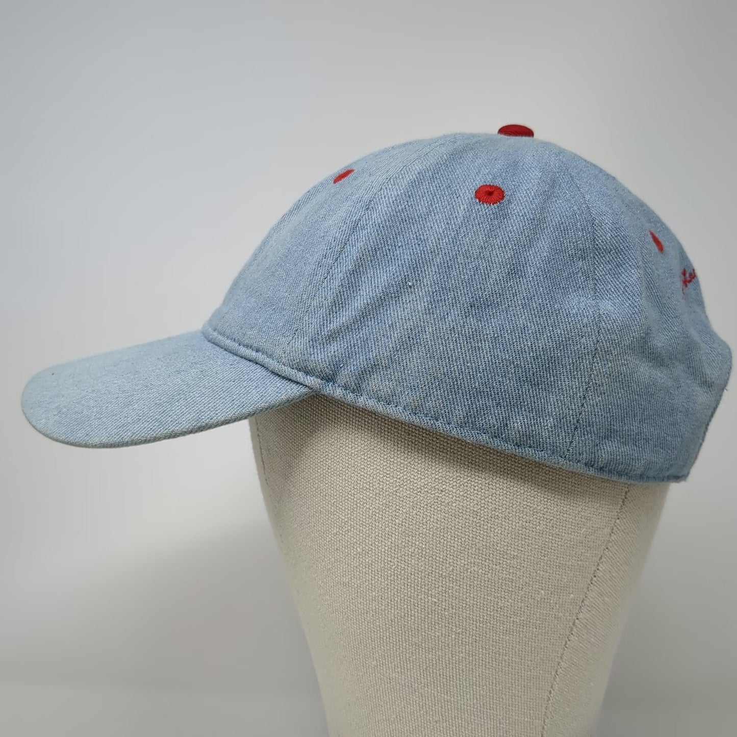 Fraser Sterling Baseball Cap Blue One Size Pickleball Club Denim Strapback Hat