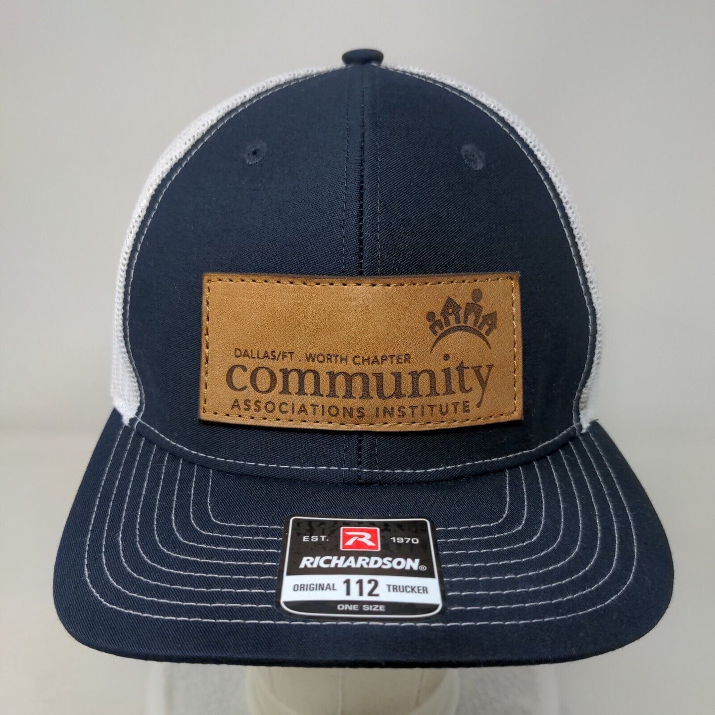 Community Associations Institute Snapback Mesh Back Trucker Hat Blue One Size