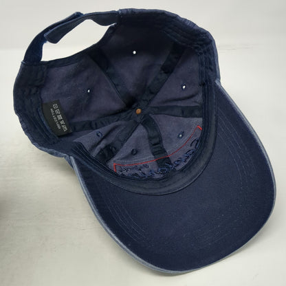 Blue Baseball Cap One Size Santorini Greece Patch Greek Flag Strapback Hat