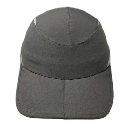 REI Baseball Cap Gray One Size Slideback Mesh Side Panels Outdoor Running Hat