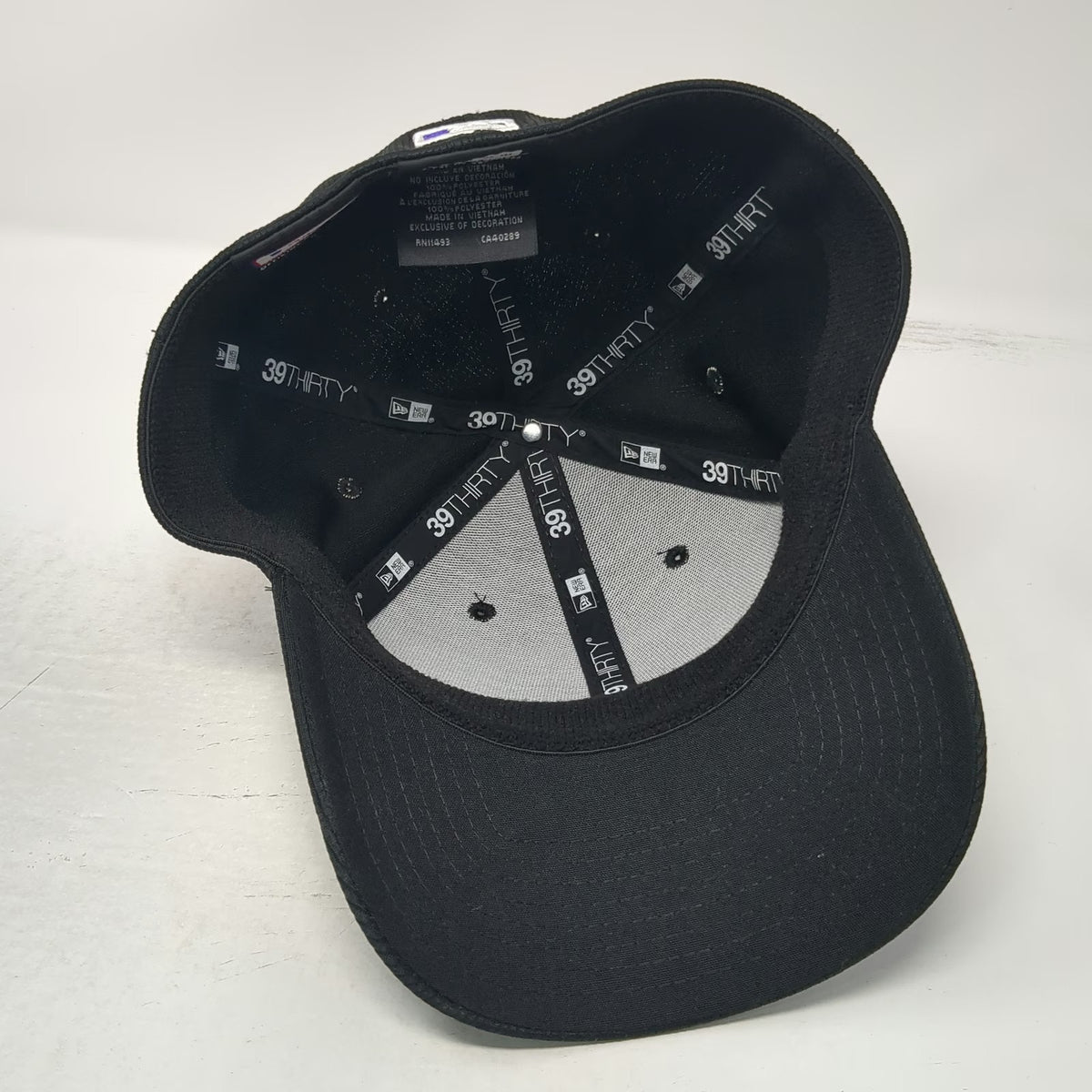 Colorado Rockies MLB New Era Baseball Cap Black L Stretch Fit Shield Logo Hat