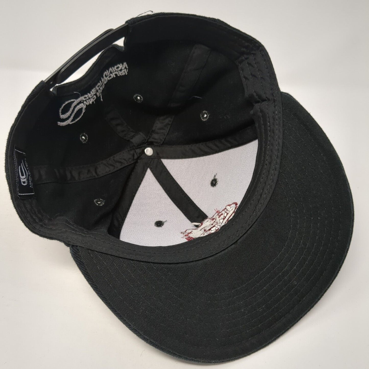 Bulldog Mid Missouri Credit Union Snapback Hat Black OS Adjustable Embroidered