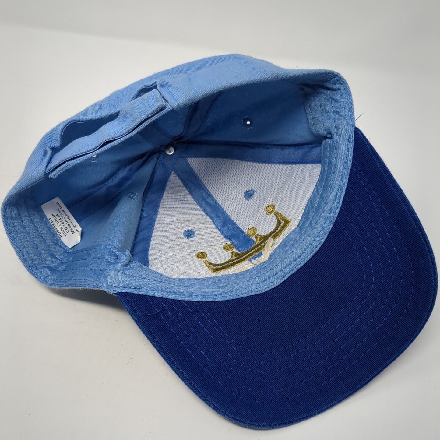 Kauffman Stadium Strapback Hat Blue One Size Adjustable Embroidered