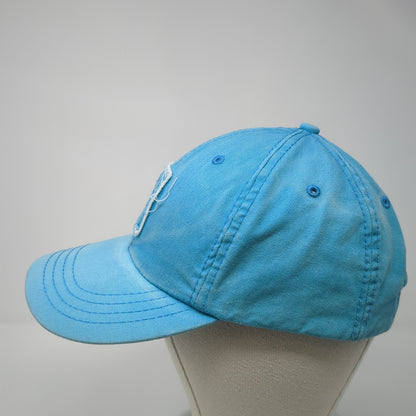 Lion Patch Slideback Hat Blue One Size Adjustable American Dry Goods