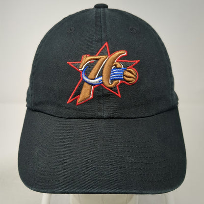 Mitchell & Ness Philadelphia 76ers NBA Black One Size Cap Hat Hardwood Classics