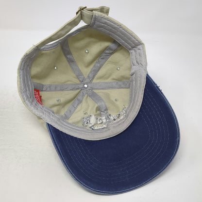 Sunkiss Kap Baseball Cap Beige Blue One Size Charleston South Carolina USA Hat