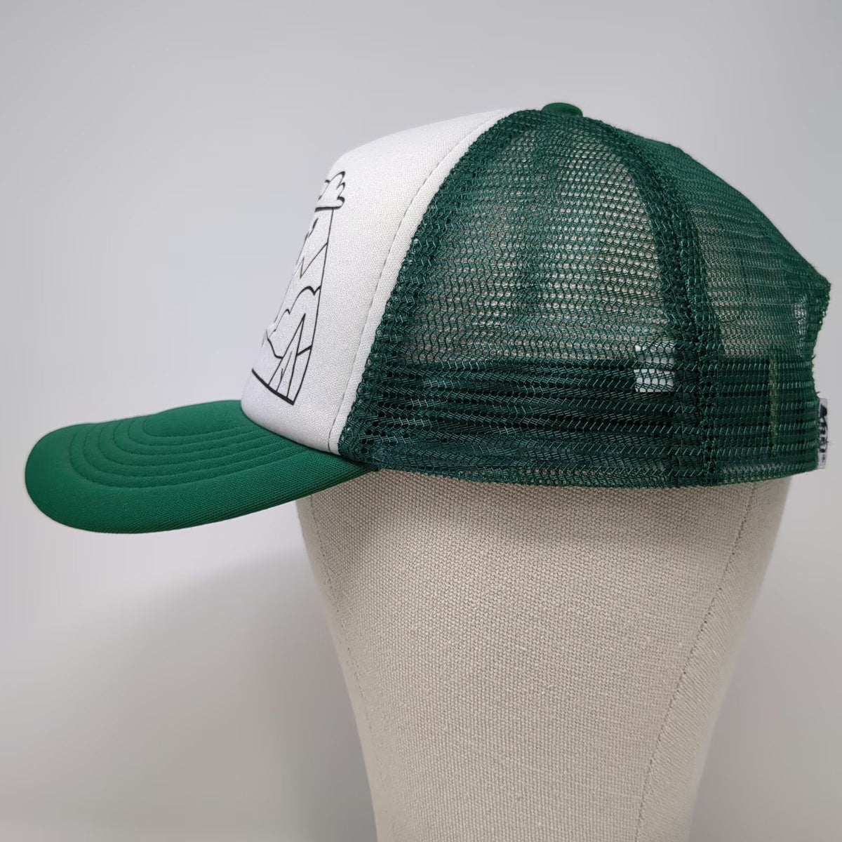 REI Co-op Trucker Hat Green OSFM Goin Wild Landscape Mesh Snapback Hiking Trip