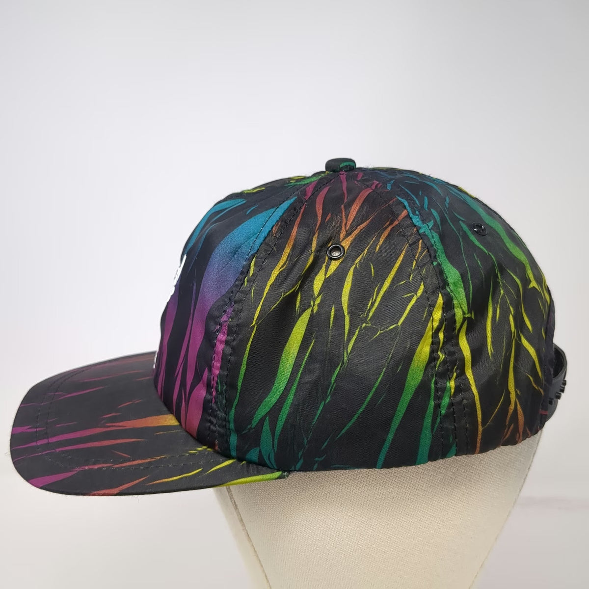 Black Hilleshog Plant For It Embroidered Snapback Hat One Size Multi Color Print