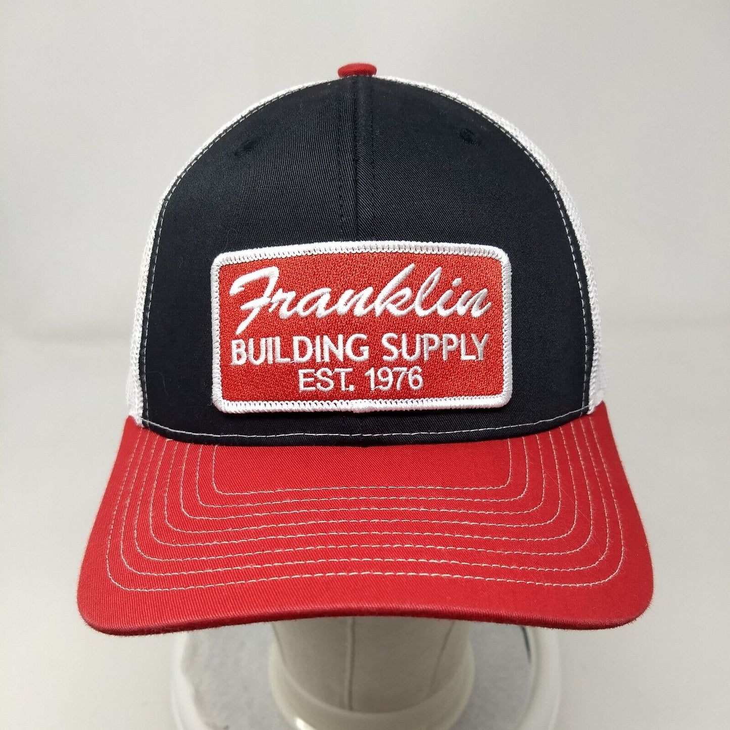 Franklin Building Supply Est. 1976 Snapback Trucker Hat Multi OSFA Mesh Back