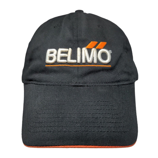 Belimo Men's Slideback Hat Black Size OSFA Embroidered Logo Spell Out