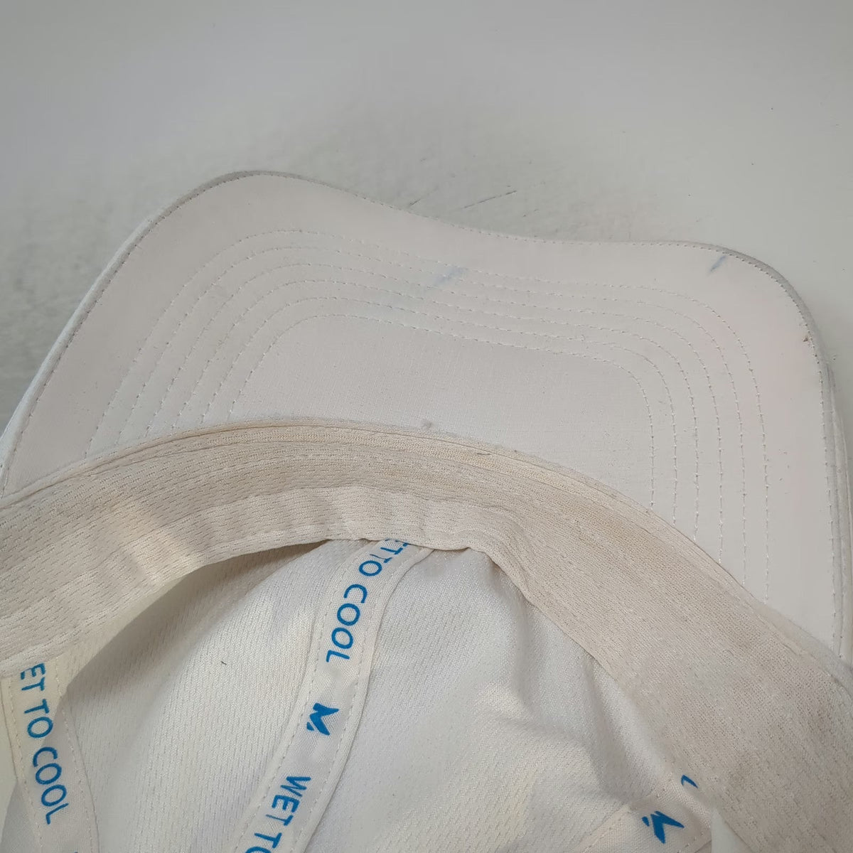 Mission Baseball Cap White One Size Cooling Performance Polyester Strapback Hat
