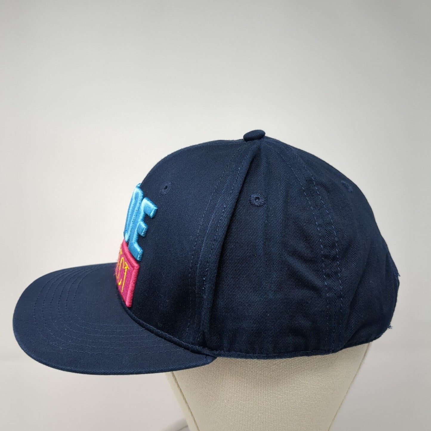 Dude Perfect Snapback Hat Blue One Size Adjustable Panda Monium Tour