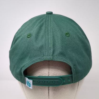 Sendero Zion National Park Green Snapback Hat One Size Topo Map Rope Adjustable