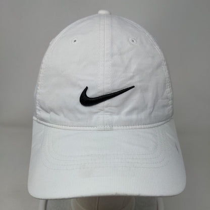 Nike Strapback Hat White OSFM Adjustable Embroidered Swoosh Legacy91 Dri-Fit