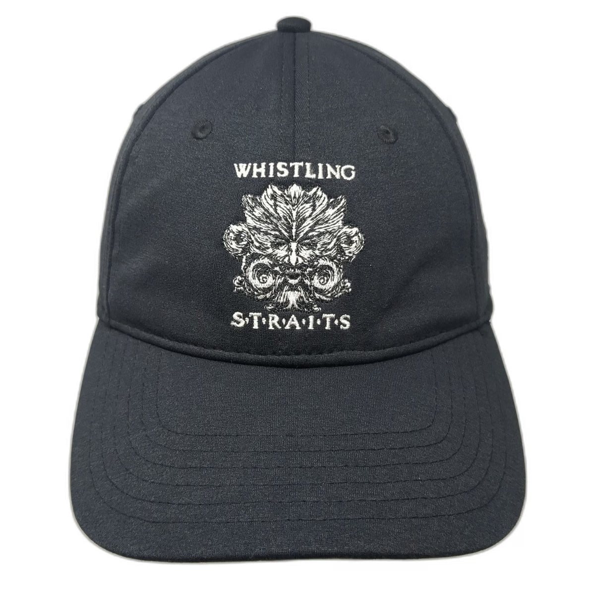 Under Armour Baseball Cap Black XL Whistling Straits Golf Course Logo Fitted Hat