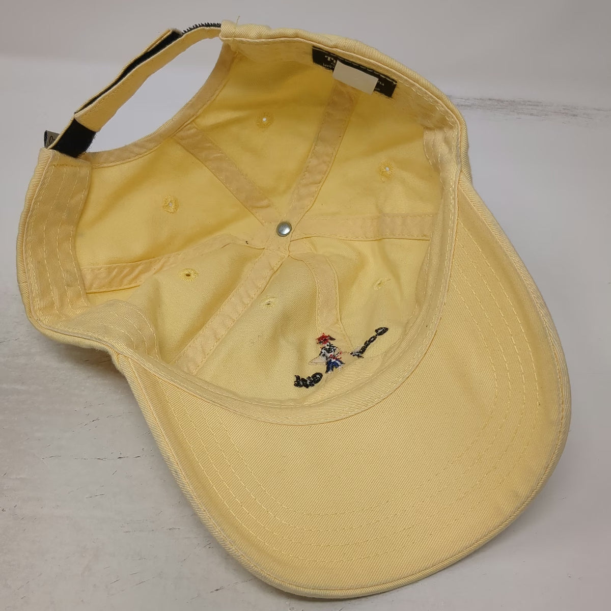 Imperial The Baseball Cap Yellow One Size Embroidered Golf Hat Cotton