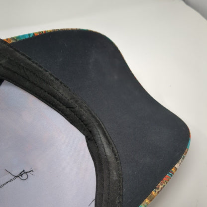 Steer Skull Strapback Trucker Hat Ponytail Multi One Size Mesh Back