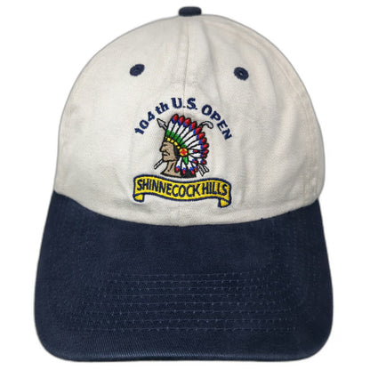 Slideback Baseball Cap White Blue One Size USGA Member 104th U.S. Open Golf Hat