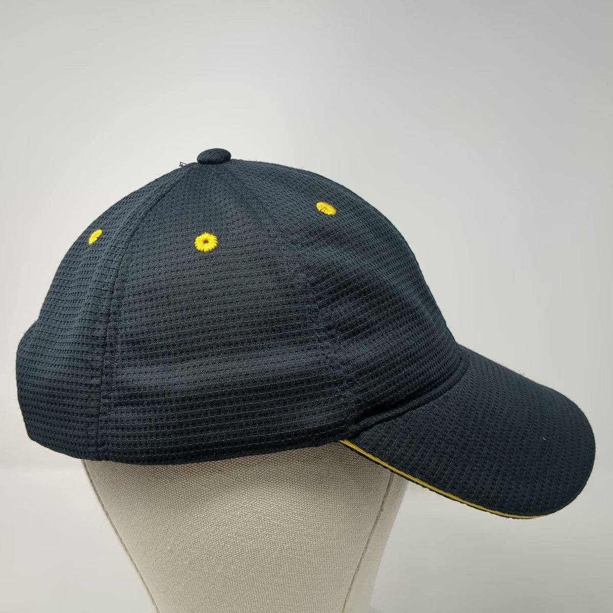 Apparel Collection Snapback Blue Hat One Size McDonalds Logo Side Patch Yellow