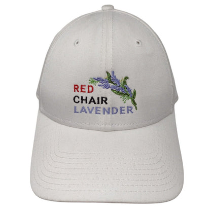 Red Chair Lavender Strapback Hat White OSFM Adjustable Embroidered New Era