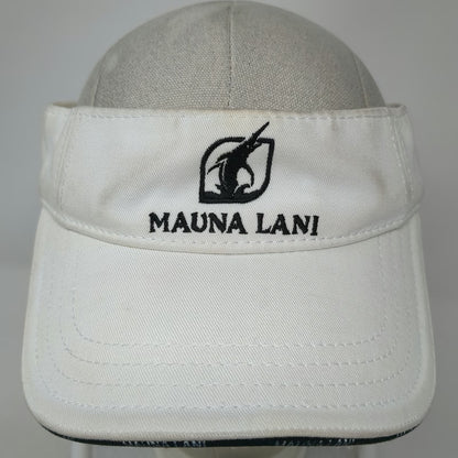 DPC Mauna Lani Big Island Visor White One Size Marlin Fishing Golf Strapback Hat