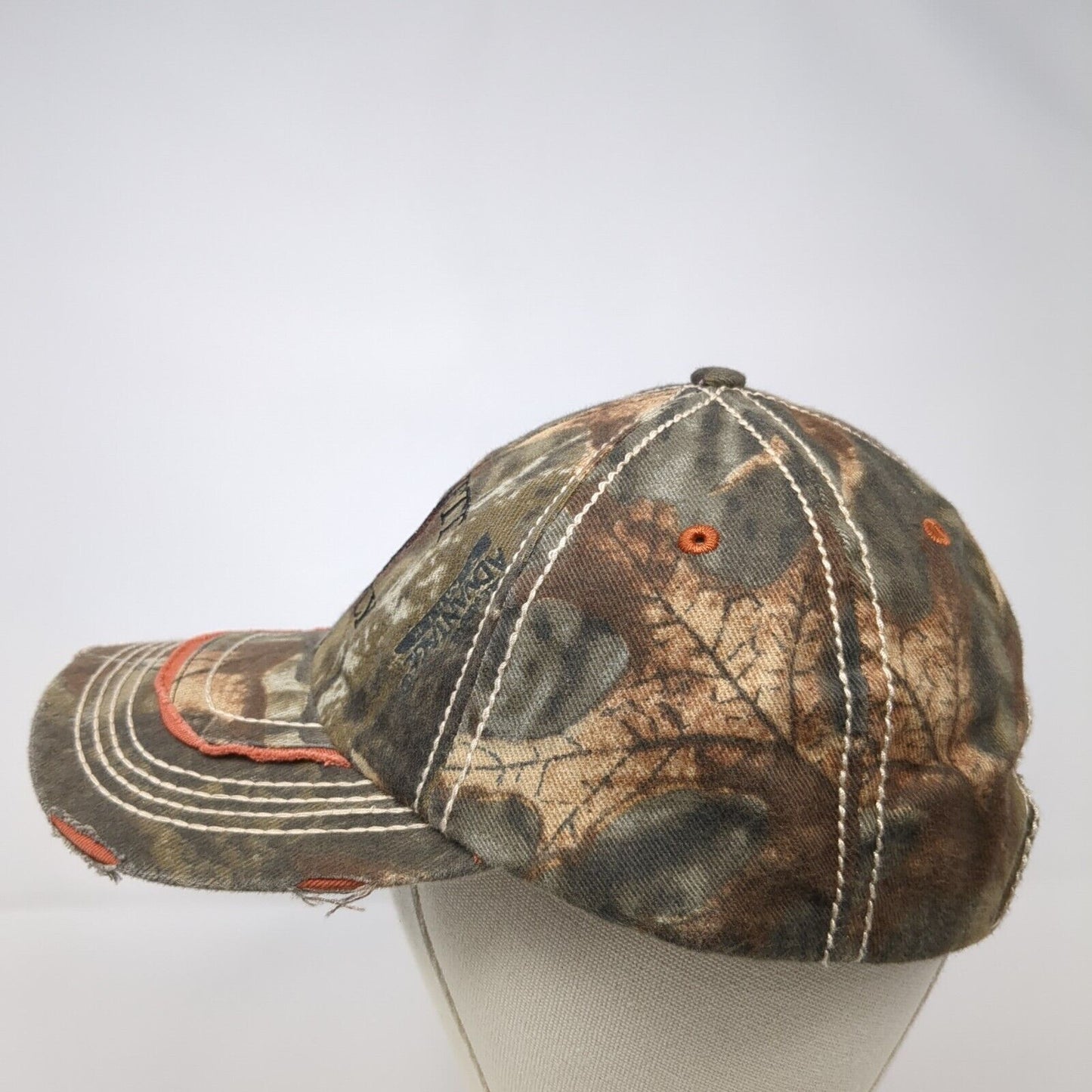 Bennett Supply Strapback Hat Camouflage One Size Adjustable Embroidered