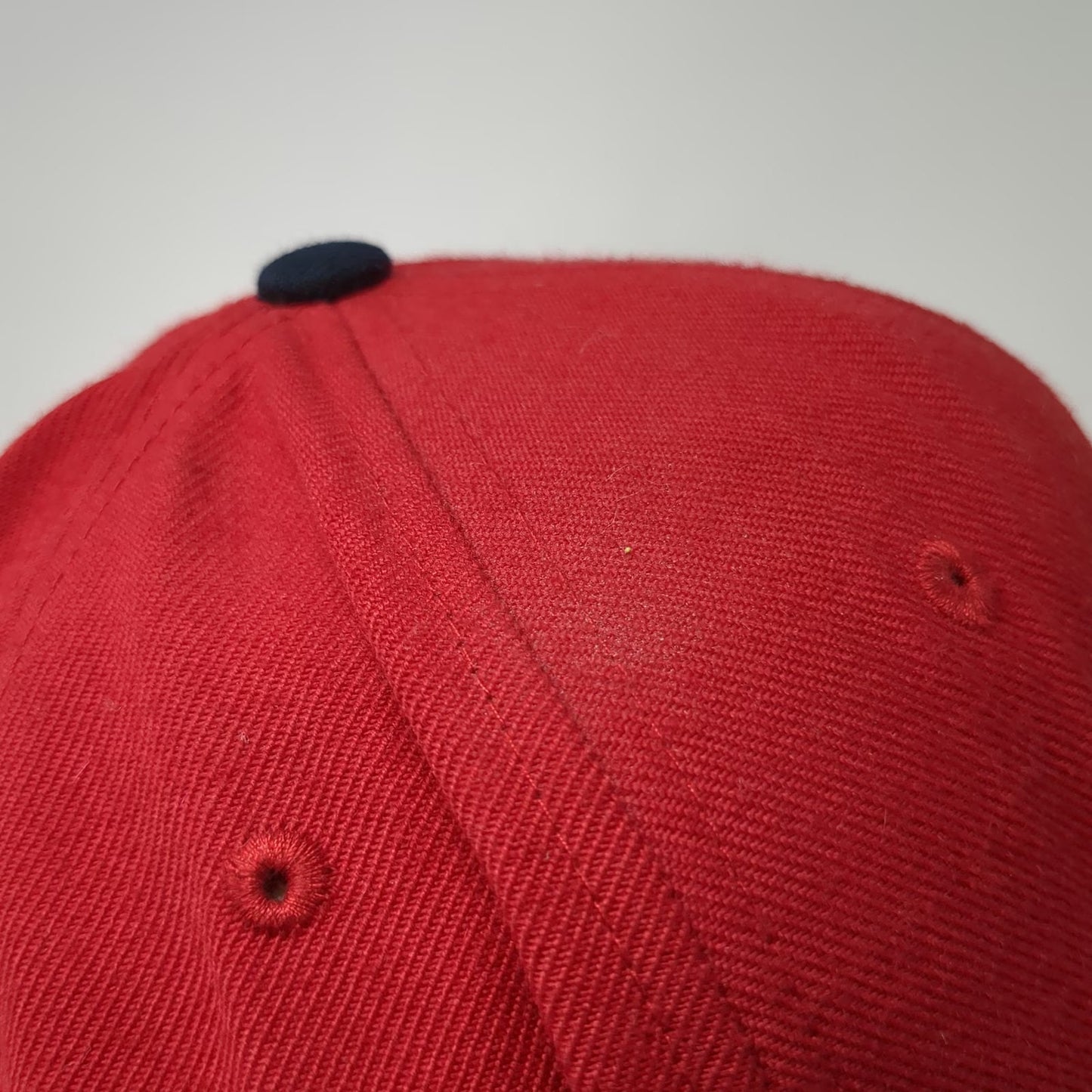 Zephyr Georgia Bulldogs NCAA Hat Cap Red Blue 7 5/8 Fitted Logo Embroidered