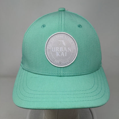 Urban Kai Est 2009 Eat Breathe Sleep Sup Snapback Hat Green One Size Embroidered